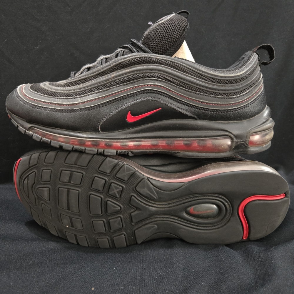 Nike Air Max 97 Black and Red Sneakers